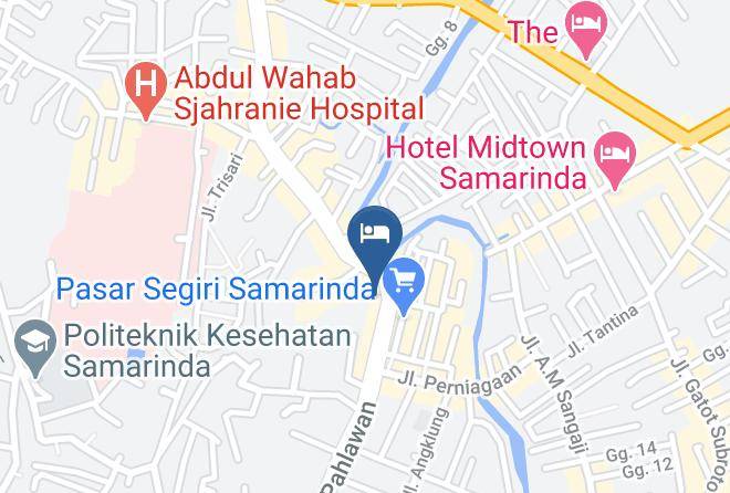 Samarinda - Segiri Hotel Maps