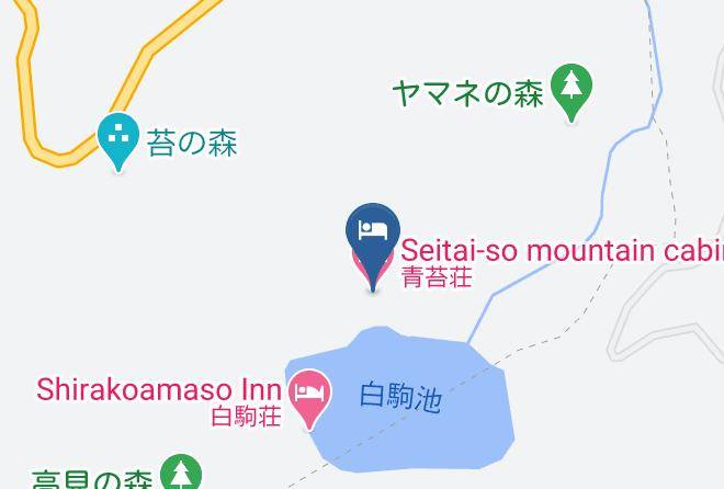 Sakuho Townminamisaku District - Seitai So Mountain Cabin Maps