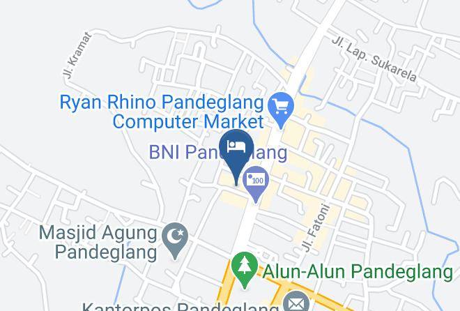 Pandeglang Regency - Sejahtera Hotel Maps