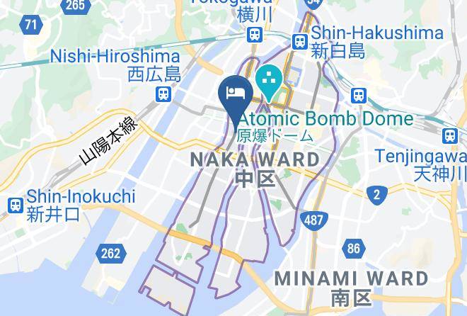 Hiroshima City Naka Ward - Sejour Inn Capsule Maps