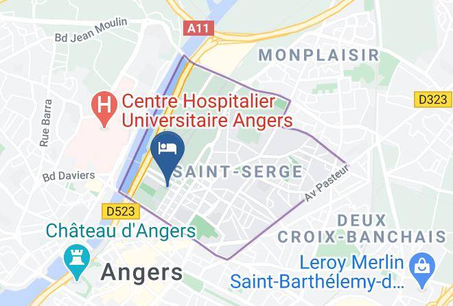 Maine Et Loire - Sejours & Affaires Angers Atrium Maps