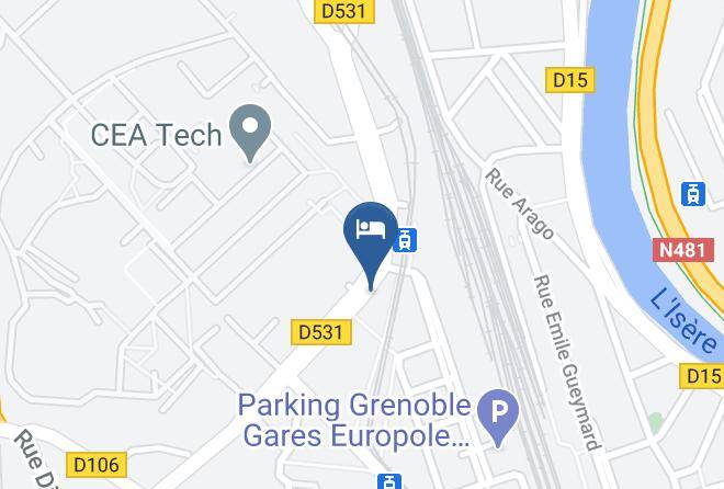 Isere - Sejours & Affaires Grenoble Marie Curie Maps