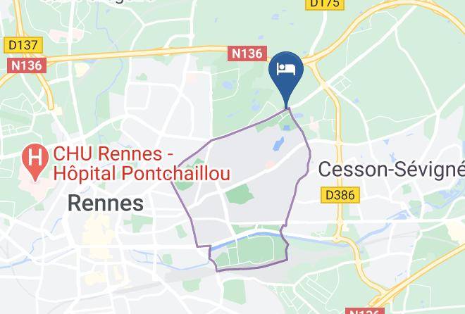 Ille Et Vilaine - Sejours & Affaires Rennes Longs Champs Maps