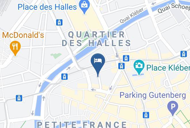 Sejours & Affaires Strasbourg Kleber Map