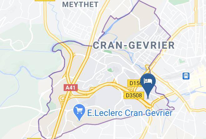 Haute Savoie - Sejours & Affaires Pont Neuf Cran Gevrier Maps