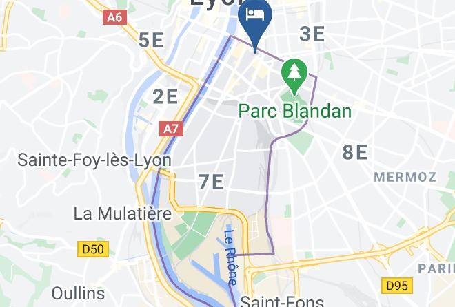 Rhone - Sejours Et Affaires Residence Hoteliere Saxe Gambetta Lyon Maps