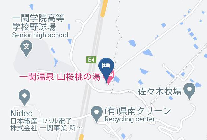 Ichinoseki City - Sekaiisannokakureyado Kajitsunomori Maps