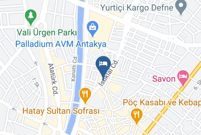 Antakya - Seker Palas Otel Maps