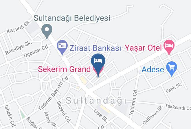 Sultandagi - Sekerim Grand Hotel Maps