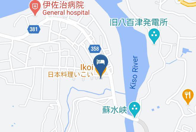 Yaotsu Townkamo District - Seki Kanko Hotel Maps
