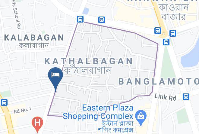 Dhaka - Sel Nibash Hotel Maps