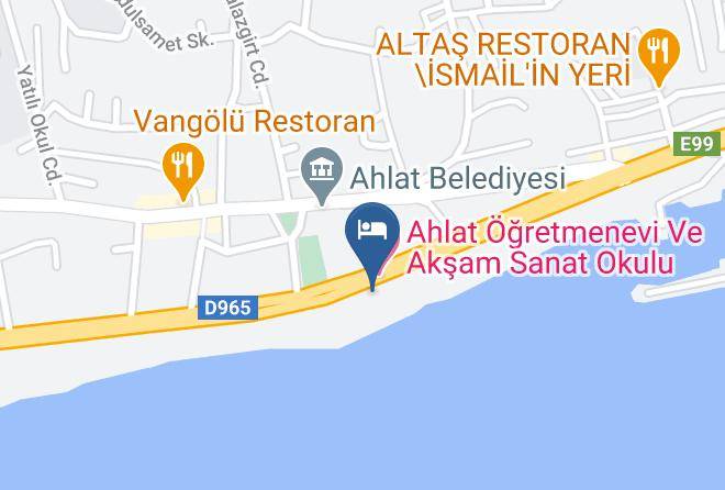 Ahlat - Buyuk Selcuklu Otel Maps