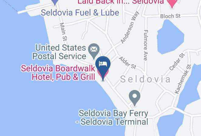Kenai Peninsula Borough - Seldovia Boardwalk Hotel Pub & Grill Maps
