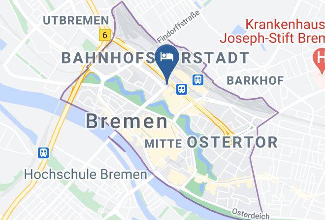 Select Hotel City Bremen Map