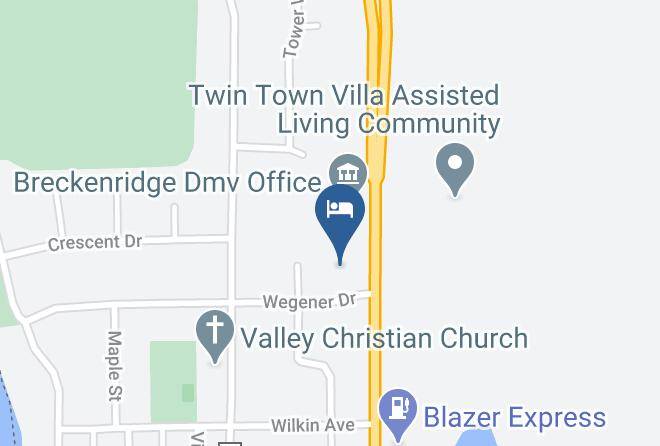 Select Inn Breckenridge Map