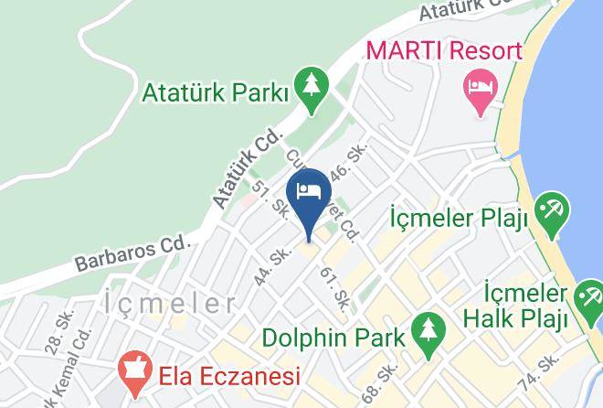 Marmaris - Club Selen Hotel Maps