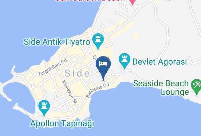 Manavgat - Selen Motel Maps