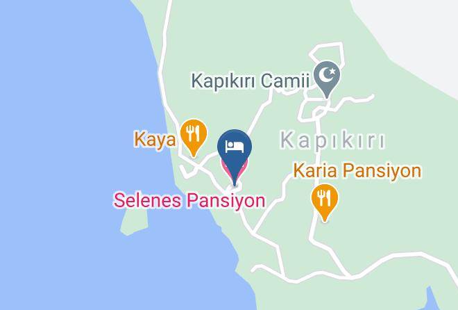 Mugla - Selenes Pansiyon Maps