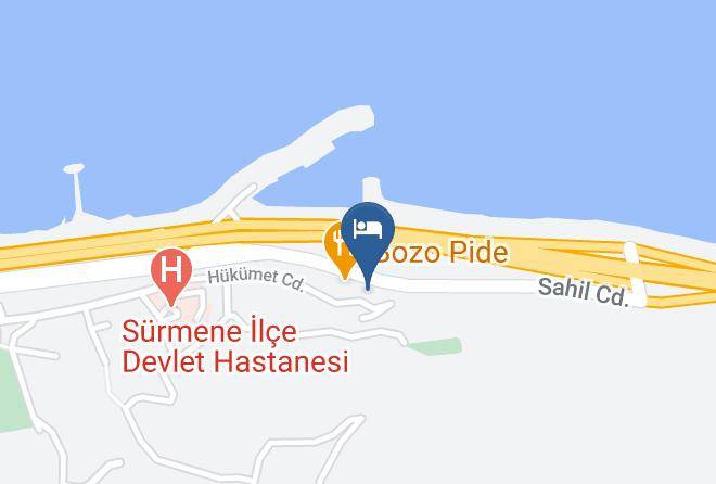 Surmene - Oz Ay Hotel Maps