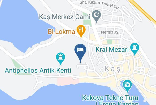 Kas - Selim Pansiyon Maps