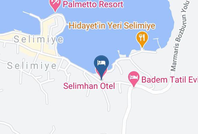 Mugla - Selimhan Otel Maps