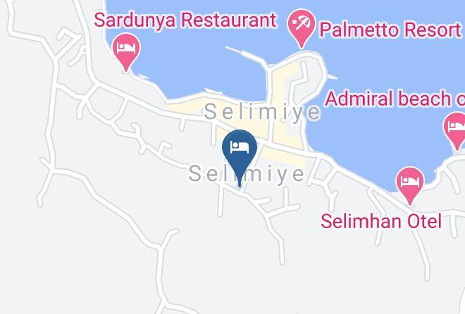Mugla - Selimiye Garden Beach Hotel Maps
