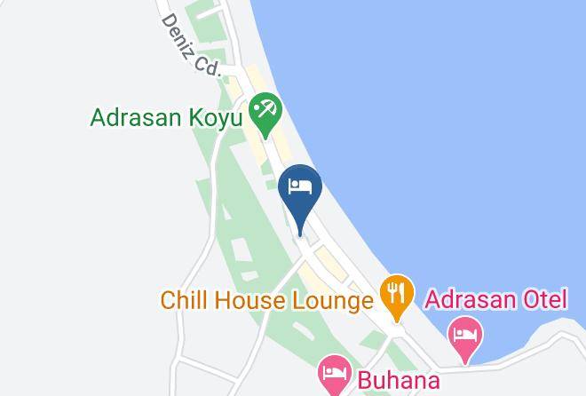 Antalya - Selin Bungalows Pansiyon Restaurant Maps