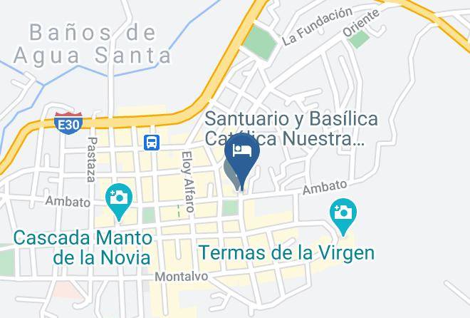 Banos De Agua Santa - Selina Banos Maps