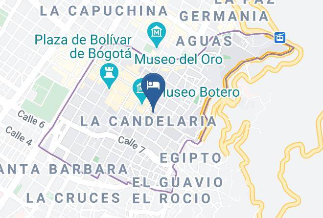 Bogota - Selina Bogota La Candelaria Maps
