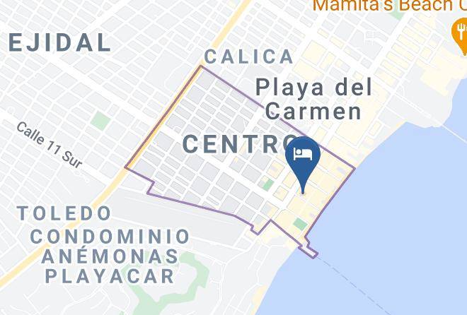 Selina Playa Del Carmen Map