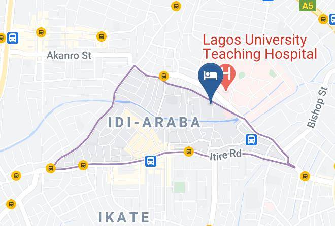 Surulere - Selino Suites Maps