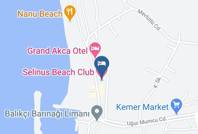 Gazipasa - Selinus Beach Club Hotel Maps