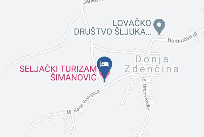 Seljacki Turizam Simanovic Map