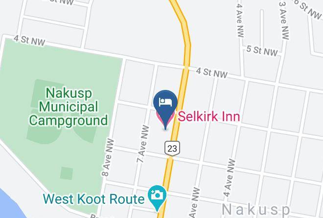 Central Kootenay - Selkirk Inn Maps