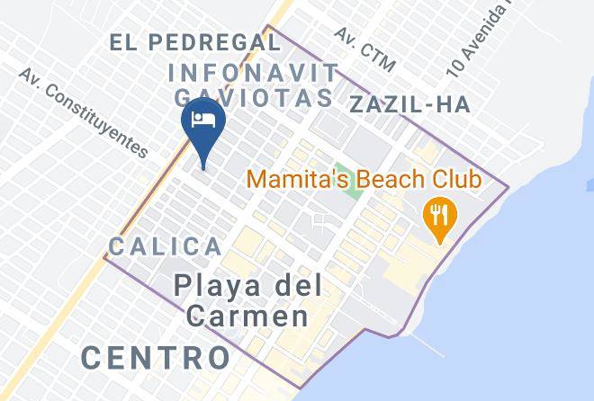 Solidaridad - Seloha Hotel Playa Del Carmen Maps