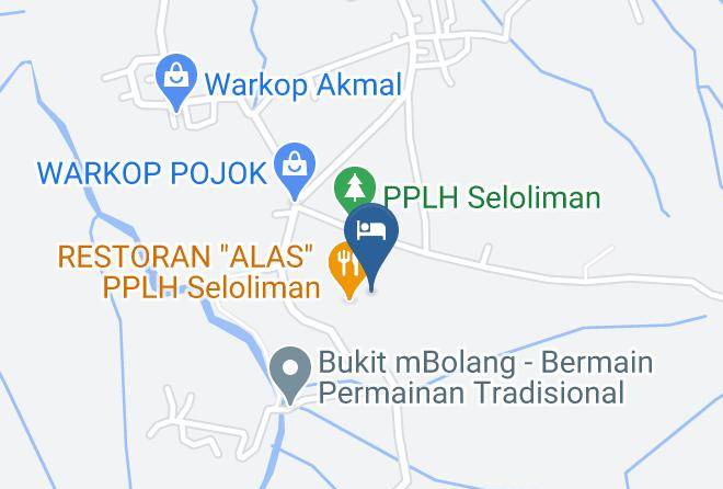 Mojokerto Regency - Seloliman Bungalow Maps