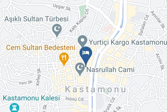 Kastamonu Hepkebirler - Selvi Otel Maps