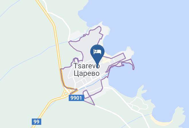 Tsarevo - Semeen Hotel Irina Maps