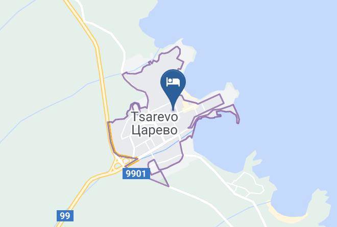 Tsarevo - Semeen Hotel Priyateli Maps