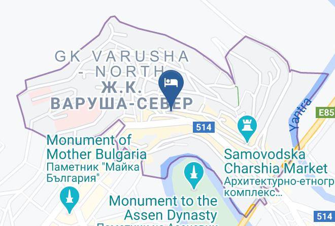 Veliko Tarnovo - Hotel Varusha Maps