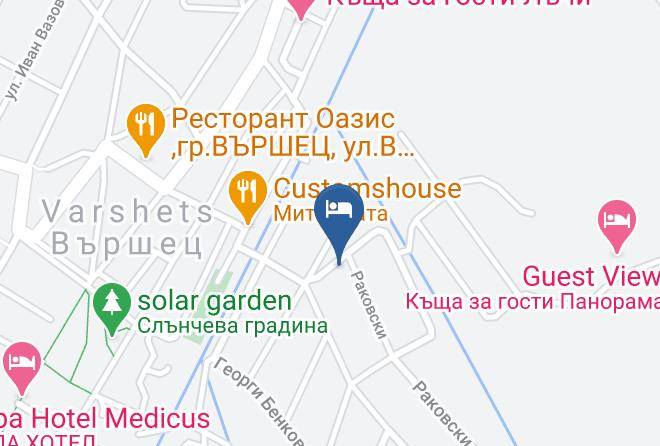 Varshets - Semeen Hotel Venera Maps