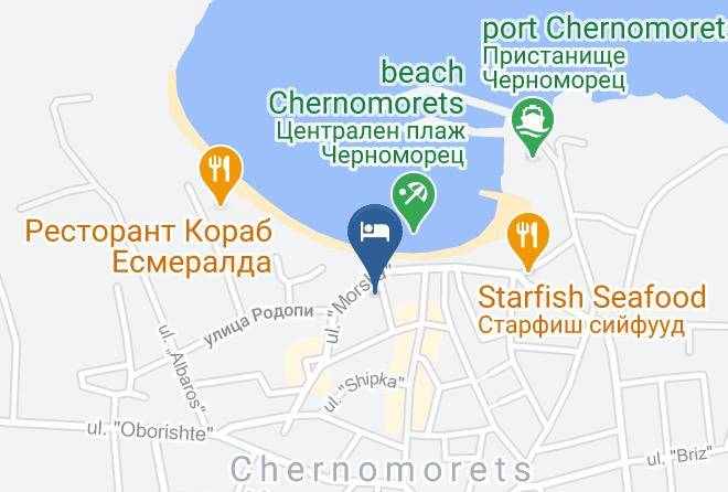 Sozopol - Semeen Hotel Vromos Maps