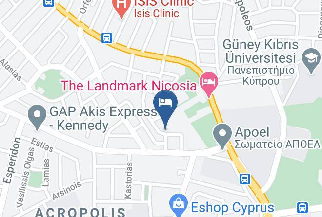 Lefkosa - Semeli Hotel Nicosia Maps