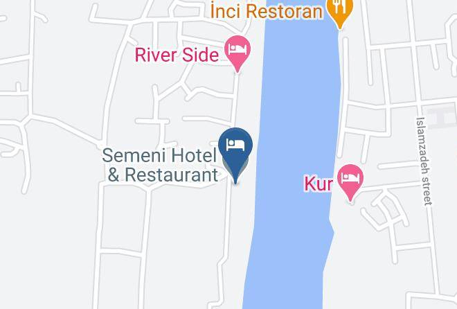 Mingcevir - Semeni Hotel & Restaurant Maps