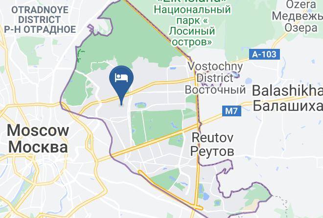 Moscow - Semenovskiy Mini Hotel Maps