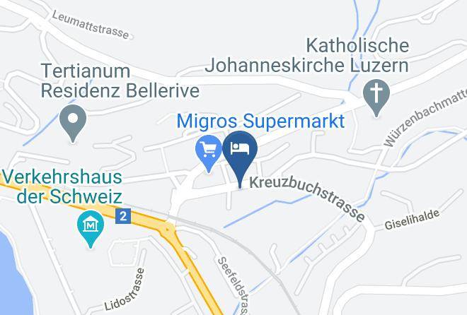 Lucerne - Seminarhotel Romerohaus Ig Arbeit Maps
