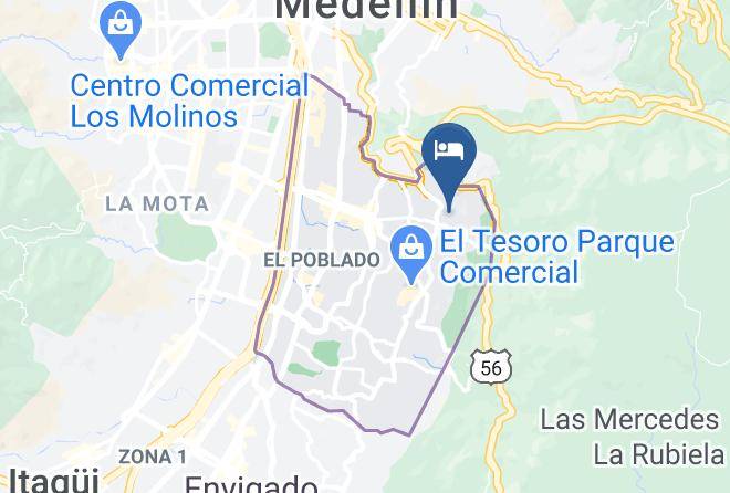 Medellin - Seminario Carmelitano Monticello Maps