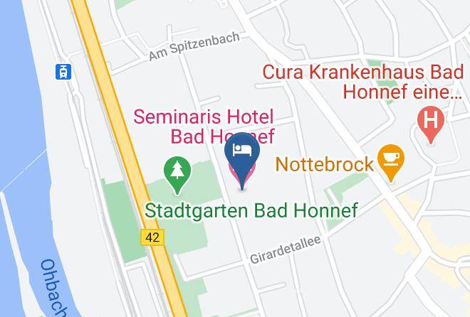 Rhein Sieg Kreis - Seminaris Hotel Bad Honnef Maps