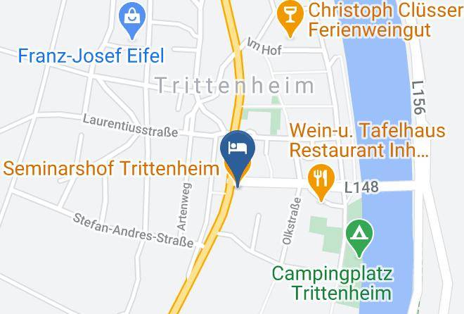 Trier Saarburg - Seminarshof Trittenheim Maps