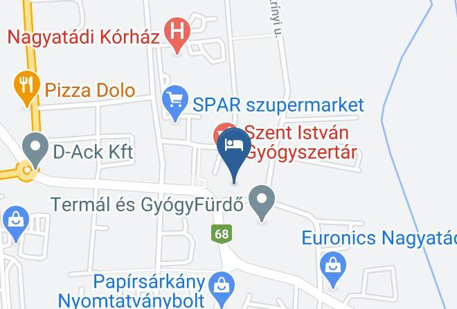 Nagyatad - Semiramis Panzio Maps